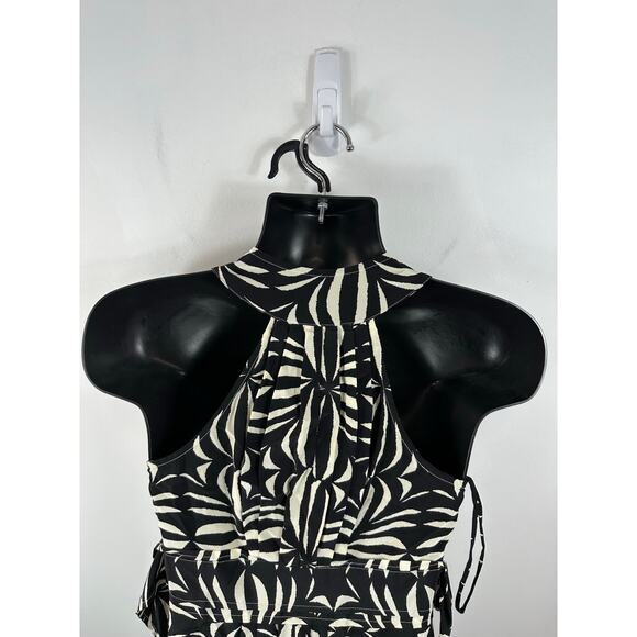 Vintage Tracy Reese New York Silk Dress Mini Size Small Geometric Print - Picture 11 of 12